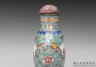 图片[2]-Copper-body painted enamel snuff bottle with a western figural design, Qing dynasty, Qianlong reign (1736-1795)-China Archive